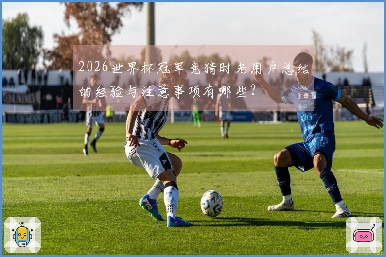 2026世界杯冠军竞猜时老用户总结的经验与注意事项有哪些？
