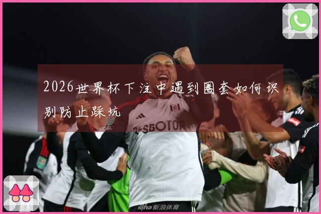 2026世界杯下注中遇到圈套如何识别防止踩坑