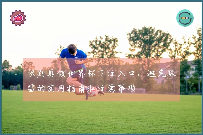识别真假世界杯下注入口，避免踩雷的实用指南和注意事项